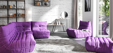 Диваны в интерьере гостиной-29, Диван ДеФранс для гостиной